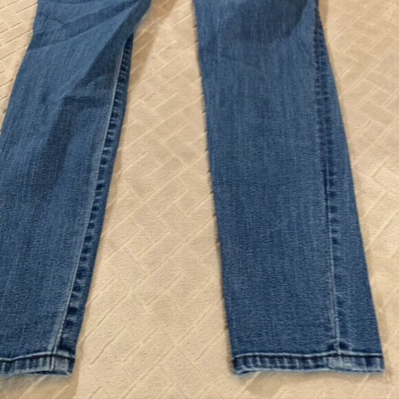 Calvin Klein Womens 6 Denim Jeans Blue Skinny Low Rise Medium Wash Stretch - Picture 12 of 13